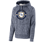 HS104/ST225<br>Mens - PosiCharge Electric Heather Fleece Hooded Pullover