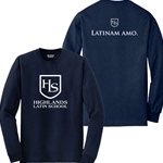 HS102/G8400<br>Mens - "I Love Latin" Long Sleeved Shirt