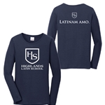 HS202/G5400L<br>Women's - "I Love Latin" Long Sleeved Shirt