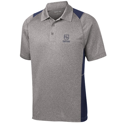 HS402/ST665<br>Mens - Heather Colorblock Contender Polo