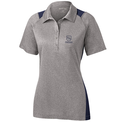 HS502/LST665<br>Womens - Heather Colorblock Contender Polo