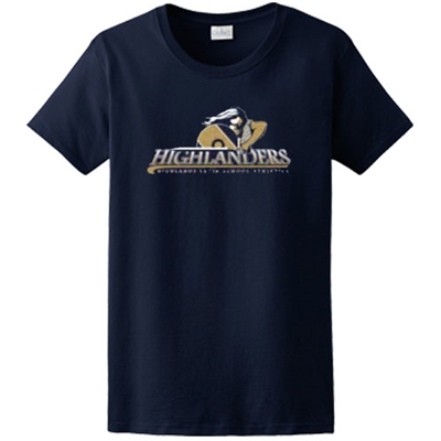 HS204/G2000L<br>Highlands Athletics Ladies Short Sleeved Shirt