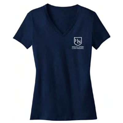 HS205/DM1170L<br>District Made Ladies Perfect Weight V-Neck Tee